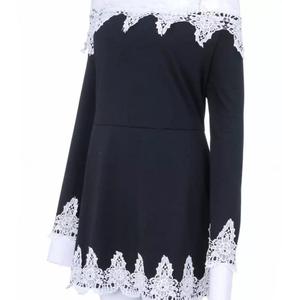 Áo kiểu nữ mùa hè chất liệu cotton hữu cơ cao cấp, thân thiện với môi trường, kiểu dáng vintage, tay dài, phối bèo nhún, màu trơn, phong cách giản dị, gợi cảm. - Product Image 5