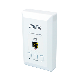 เทอร์โมสตัทควบคุมอุณหภูมิพื้นแบบดิจิตอลยูริเอล (เครื่องควบคุมอุณหภูมิ) รุ่น UTH-135 สำหรับฟิล์มทำความร้อนหรือสายเคเบิล - Product Image 1