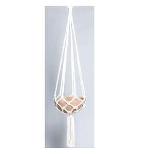 Perchas de plantas de macramé de algodón ecológicas hechas a mano, decoración de jardín de pared interior y exterior de lujo, cuerda de algodón de Navidad inspirada en INS - Product Image 2