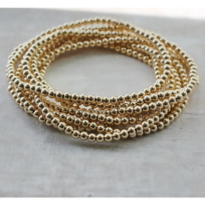 Bracelet perlé fait main d'or de nouveau style - Product Image 1