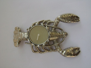 Bougeoir en métal vintage, décoration de maison, bougeoir fait main, décoration miniature, cadeaux d'art - Product Image 3