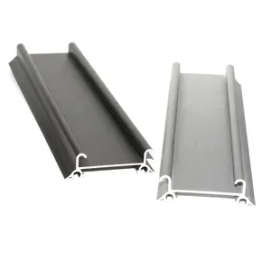 Manufacturer wardrobe aluminium profile for wardrobe sliding door track/sliding wood door track