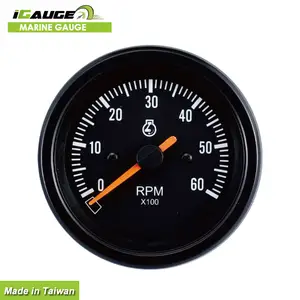 High Quality 85mm Analog Marine Yacht Tachometer Gauge with Hour Meter