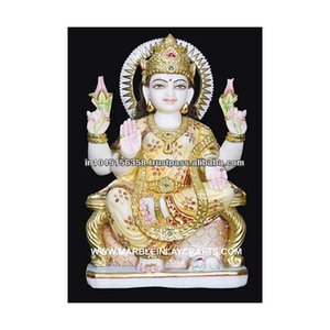 Marble Laxmi Ji Sculpture - Product Image 1