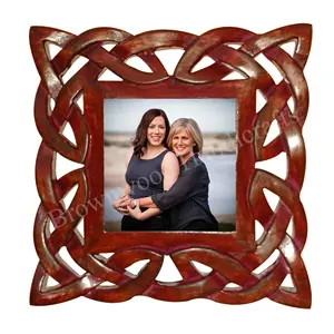 Latest New Design Hand Carved Customize MDF Wood Photo Frame For Display Memorable Moments of Life From Indian Manufacturer