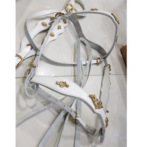 Brida de caballo española con metal plateado - Product Image 3