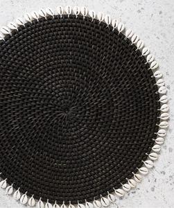 Assiettes en rotin Boho Farmhouse 13 pouces rondes en osier naturel fait à la main décor de table pour mariage ou dîner événement - Product Image 3