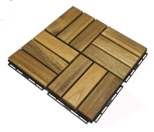 12 Tablas de Madera de Acacia Encajables para Terraza, Fáciles de Montar, Ecológicas, de Vietnam, para Interiores y Exteriores - Product Image 2