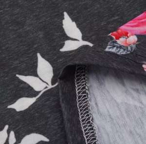 T-shirt décontracté imprimé pour femmes, tenue d'été, jersey respirant, style formel, lingerie féminine, fabrication au Bangladesh - Product Image 5