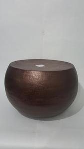 Tabouret en aluminium martelé - Product Image 4