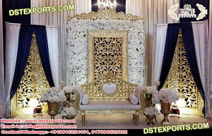 ฉากหลังเวทีงานแต่งงานที่ดีที่สุด ดีไซน์ใหม่ แผงฉากหลังไฟเบอร์พร้อมชุดโซฟา สำหรับตกแต่งงานวิวาห์ในเดนมาร์ก - Product Image 4