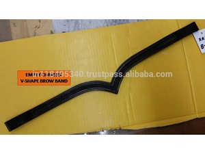 Correa de cuero genuino en forma de V, banda de alta calidad para la frente, para carreras ecuestres - Product Image 2