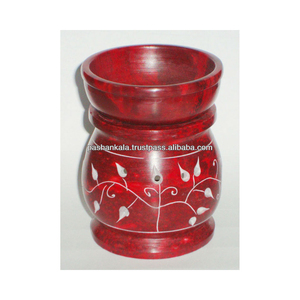Chauffe-huile d'aromathérapie en pierre ollaire, lampes brûleuses d'huile aromatique - Product Image 1