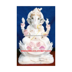 Makrana Marble Beautiful Ganesh Statue - Product Image 1