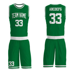 Vente en gros de maillots et shorts de basketball personnalisés Vêtements d'entraînement pour hommes Uniformes réversibles à sublimation pour les équipes scolaires ou de clubs - Product Image 1