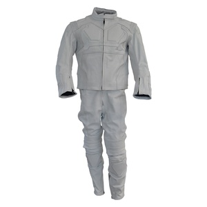 Traje de Motociclista de Cuero Blanco para Hombre, Estilo Tom Cruise de Oblivion / Traje de Jack Harper de Oblivion - Product Image 2