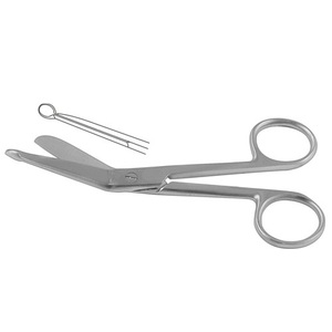 Tijeras para Vendajes Lister de 18 cm, Instrumentos Quirúrgicos de Acero Inoxidable de Grado Médico de Alta Calidad - Product Image 1
