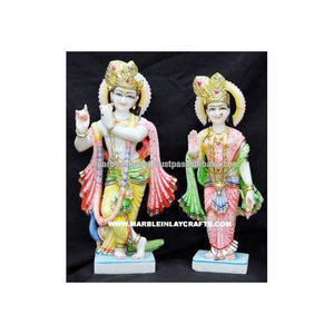 Exclusive Makrana Marble Radha Krishna Statues & Murti - Product Image 1