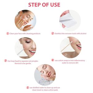 Set de 6 Herramientas para Tratamiento Facial, Extractor de Acné y Espinillas de Acero Inoxidable, Incluye Bolsa de Cuero, Venta al Por Mayor, ODM, OEM - Product Image 5
