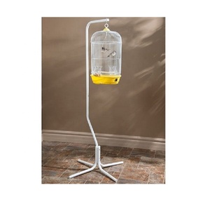 Jaula de hierro con recubrimiento blanco para pájaros, jaula grande hecha a mano sin soporte, fabricante al por mayor, venta directa de fábrica - Product Image 1