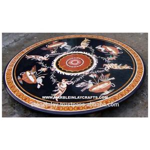 Pietra Dura Italian <b>Marble</b> Inlay <b>Table</b> <b>Tops</b> - Product Image 1