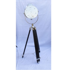 Antique Nautical European Calyron Silver Stainless Steel Glass Handmade Novelty Gifts Working Alloy <b>Tripod</b> Base Stand - Product Image 3