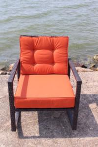 Ventas calientes Diseño moderno PE Rattan Mimbre Jardín al aire libre Set Mecedora con correo Embalaje Precio económico - Product Image 5