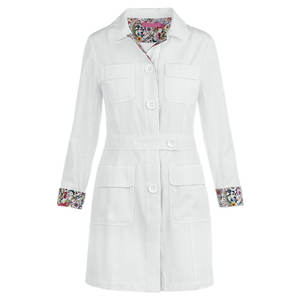 Bata de laboratorio blanca para mujer, uniformes de Hospital, batas de laboratorio médico con bolsillo, LOGOTIPO personalizado, venta a granel - Product Image 1