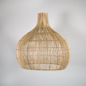 Abat-jour artisanal pour suspension et table, fabriqué en bambou et rotin naturel, durable, en provenance du Vietnam - Product Image 5