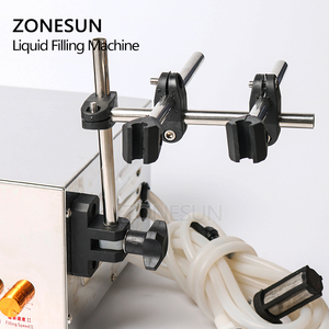 ZONESUN Đúp Head Lỏng Filler Bán Tự Động Nước Ép Dầu Nước Trái Cây Rượu Vang Nước Hoa Chai Nhựa Lỏng Điền Máy - Product Image 2