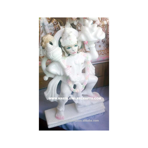 Worship Marble Hanuman Statue - Product Image 1