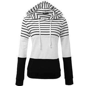 Moda algodón Mujer cuello redondo de punto logotipo personalizado ropa de calle cerrar parte inferior superior pulóver Sudadera CON CAPUCHA DE Bangladesh - Product Image 1