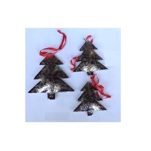 Colgante de Navidad de alta calidad en forma de árbol hecho en aluminio con acabado de níquel decoración del árbol de Navidad en precio al por mayor - Product Image 4