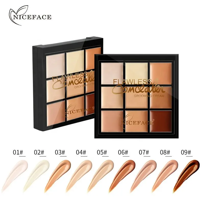 NICEFACE heißer Verkauf Private Label Concealer benutzer definierte Make-up Concealer Anbieter natürliche Concealer Palette