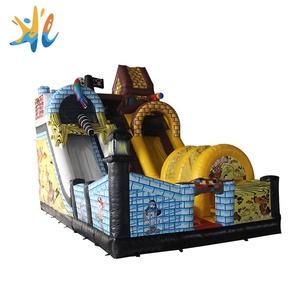 Precio de fábrica niños salto al aire libre combo inflable pirata diapositiva - Product Image 3