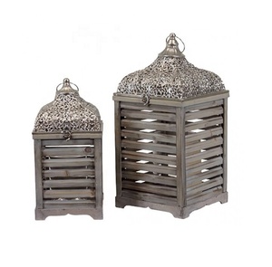 เชิงเทียนโลหะแบบโบราณมาใหม่หรูหราภาชนะเหยือกแก้วคุณภาพสูงภาชนะใส่เทียนไม่เหมือนใครตามเทรนด์ใหม่โดยตรง - Product Image 1