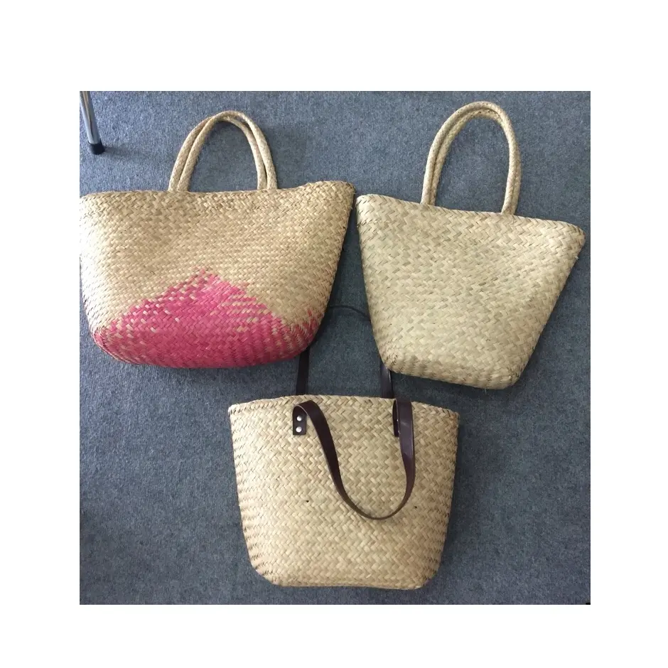 seagrass handbag - handmade bag for women - natural bamboo bag (Sandy Whatsapp 84587176063) 99 Gold Data
