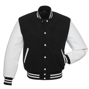 Veste d'artiste en cuir blanc, blouson de printemps avec broderie personnalisés et patchs de lettres - Product Image 1
