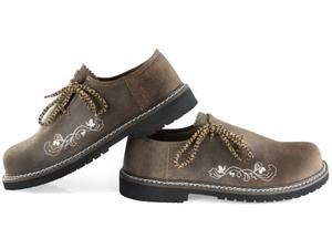 Dark Brown Chocolate Suede Leather Oktoberfest <b>Dancing</b> Bavarian Real Leather Boat <b>Shoes</b> for Summer Spring Autumn Breathable - Product Image 4