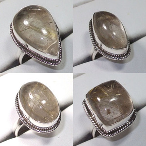 Anillo de plata al por mayor joyería de plata anillo de piedras preciosas naturales - Product Image 6