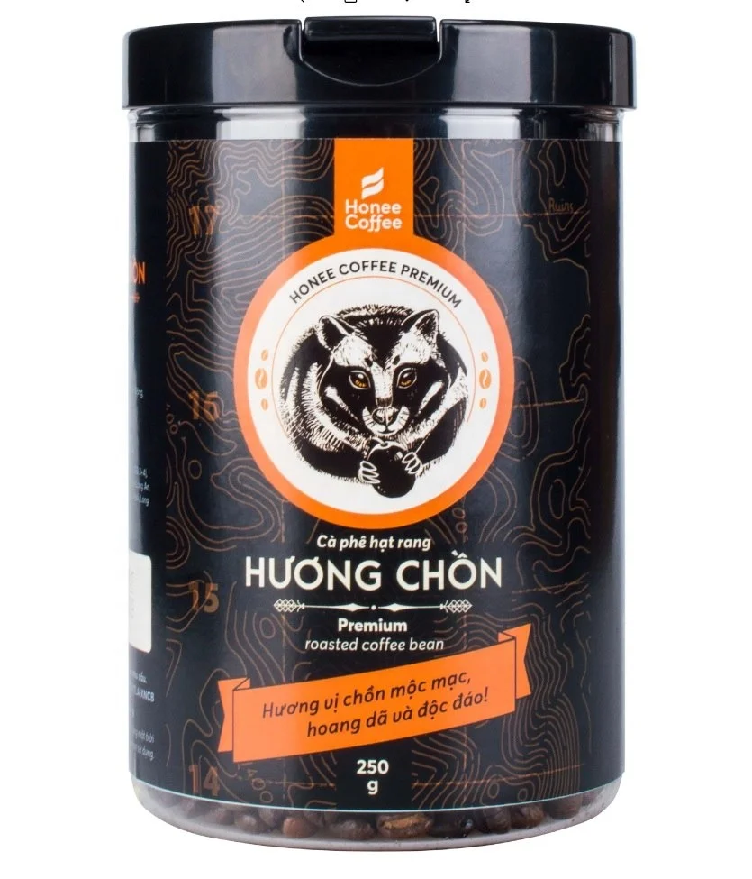 Honee кофейные жареные кофейные зерна с натуральным кофейным лазером премиального качества (коробка)