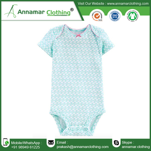 Peleles de bebé de punto de algodón orgánico 100%, ropa personalizada para recién nacidos, ropa de bebé certificada, proveedores indios - Product Image 3