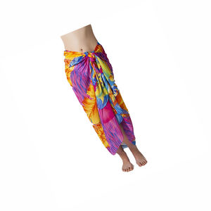 Sarong indien fait à la main en tissu 100% pour adultes conceptions personnalisées toutes les couleurs vêtements de plage maillots de bain enveloppes de plage maternité colorées - Product Image 4