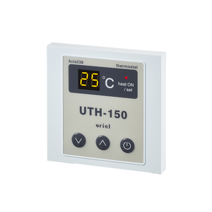 Uriel UTH-150เทอร์โมสตัททำความร้อนใต้พื้นไฟฟ้าดิจิตอล (เครื่องควบคุมอุณหภูมิ) (B) สำหรับสายฟิล์มความร้อนผ่านการรับรอง CE 1ปี - Product Image 1