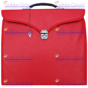 Estuche Masonic Regalia Red File con mango duro - Product Image 3