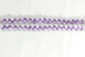 Perles de pierres précieuses en améthyste rose naturelle de qualité AAA, facettées, forme pièce de monnaie, 11-12 mm, pour la fabrication de bijoux DIY, vente en gros, tiers - Product Image 5