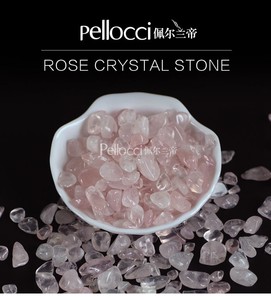 Rose quartz pierre polie en gros - Product Image 2