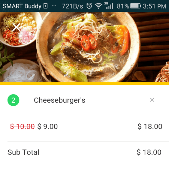 Приложение для заказа продуктов питания/разработка приложения для доставки продуктов