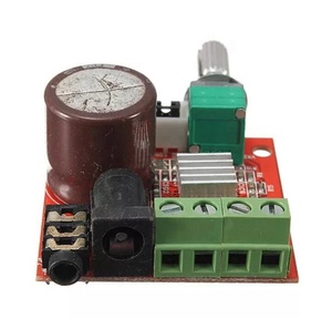 Circuito de Control de Volumen Analógico Taidacent, Amplificador de Audio Estéreo Digital de 12v Mini <span class=keywords><strong>Hi</strong></span>-<span class=keywords><strong>Fi</strong></span> Clase D, Módulo Amplificador Pam8610 2x10w - Product Image 5
