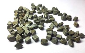 Gema de pirita Natural de alta calidad, forma irregular, suelta, sin tratar, fabricación de joyas, colección de piedra, corte de estilo - Product Image 4